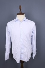 Eton Slim Fit Poplin Long Sleeve Button Down Dress Shirt Size 16 41 L