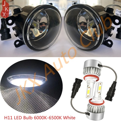 For Honda CR-V 2012-2014 u PAIR LED Front Bumper Fog LightS LampS w/Harness Kit - Picture 3 of 12