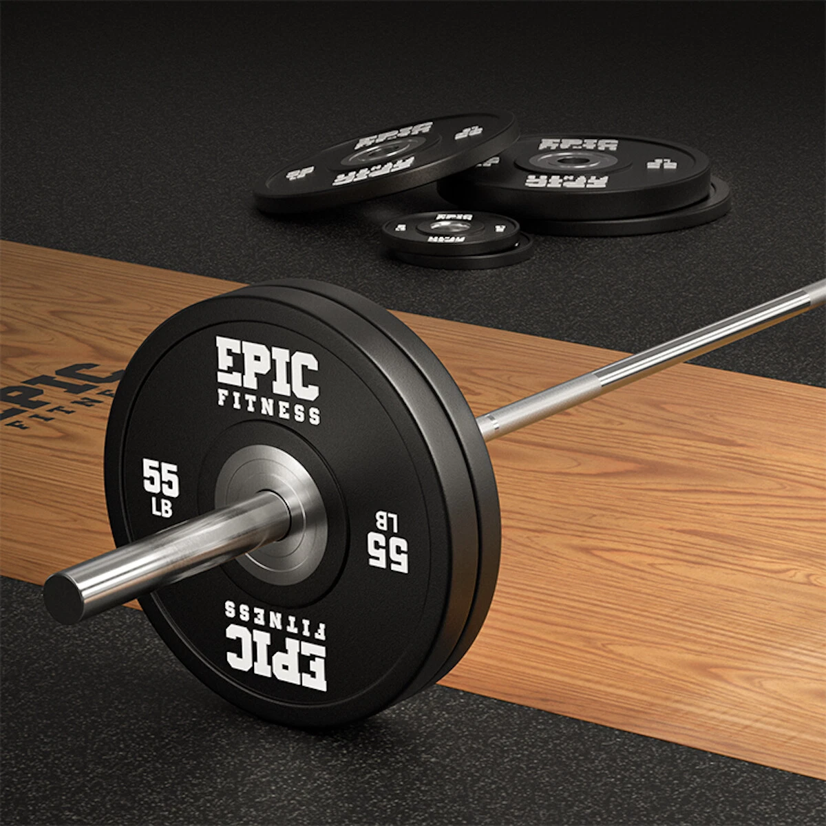 Epic Fitness Urethane Competition Barbell Plates Single 35LB eBay