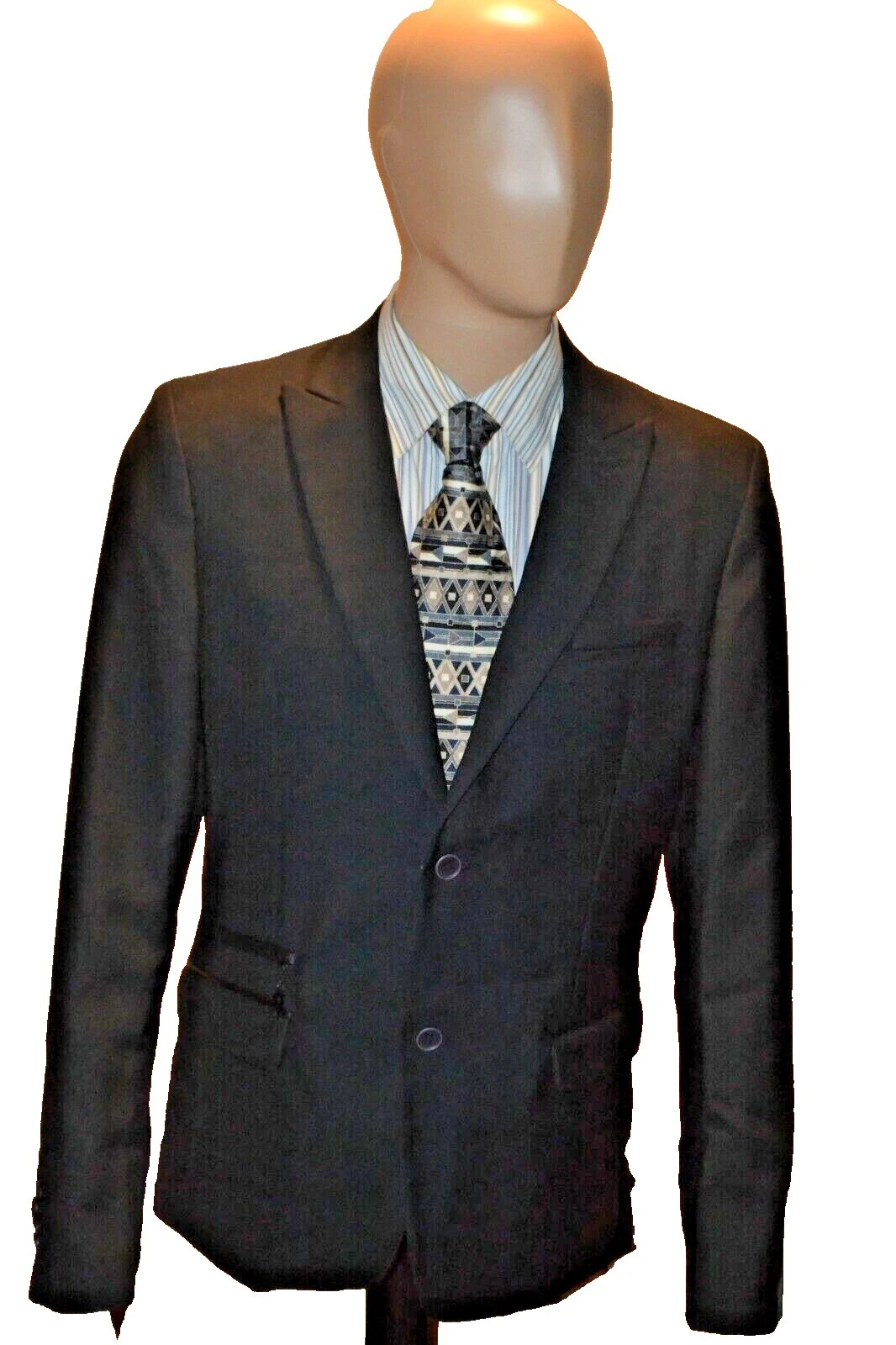 Trajes y Blazers Diesel Poliéster Negro para Hombres