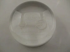 Vintage Bubble Dome Glass Paperweight General Motors GM NAO Detroit Hamtramck MI