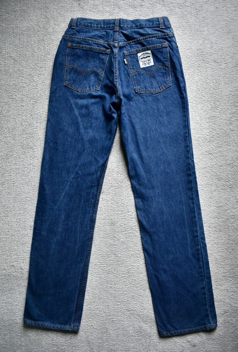 Vtg 70s LEVI'S 26068 White Tab Blue Denim High Waist Mom Vtg 70s LEVI'S 26068 White Tab Blue Denim High Waist Mom