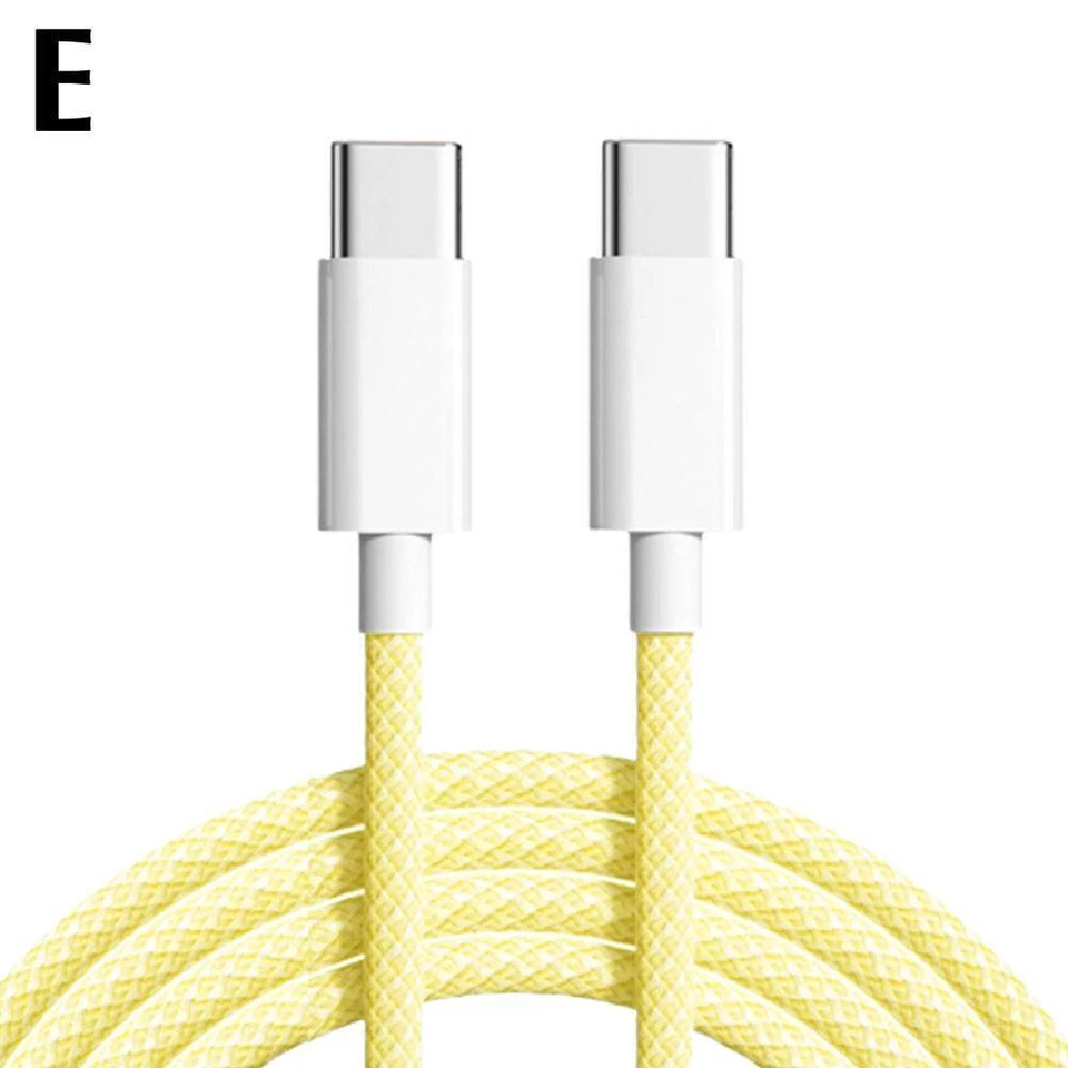 Type C USB C Fast Charging Cable Charger Cable Data Cord For iPhone 15 / Android - Image 3 of 4