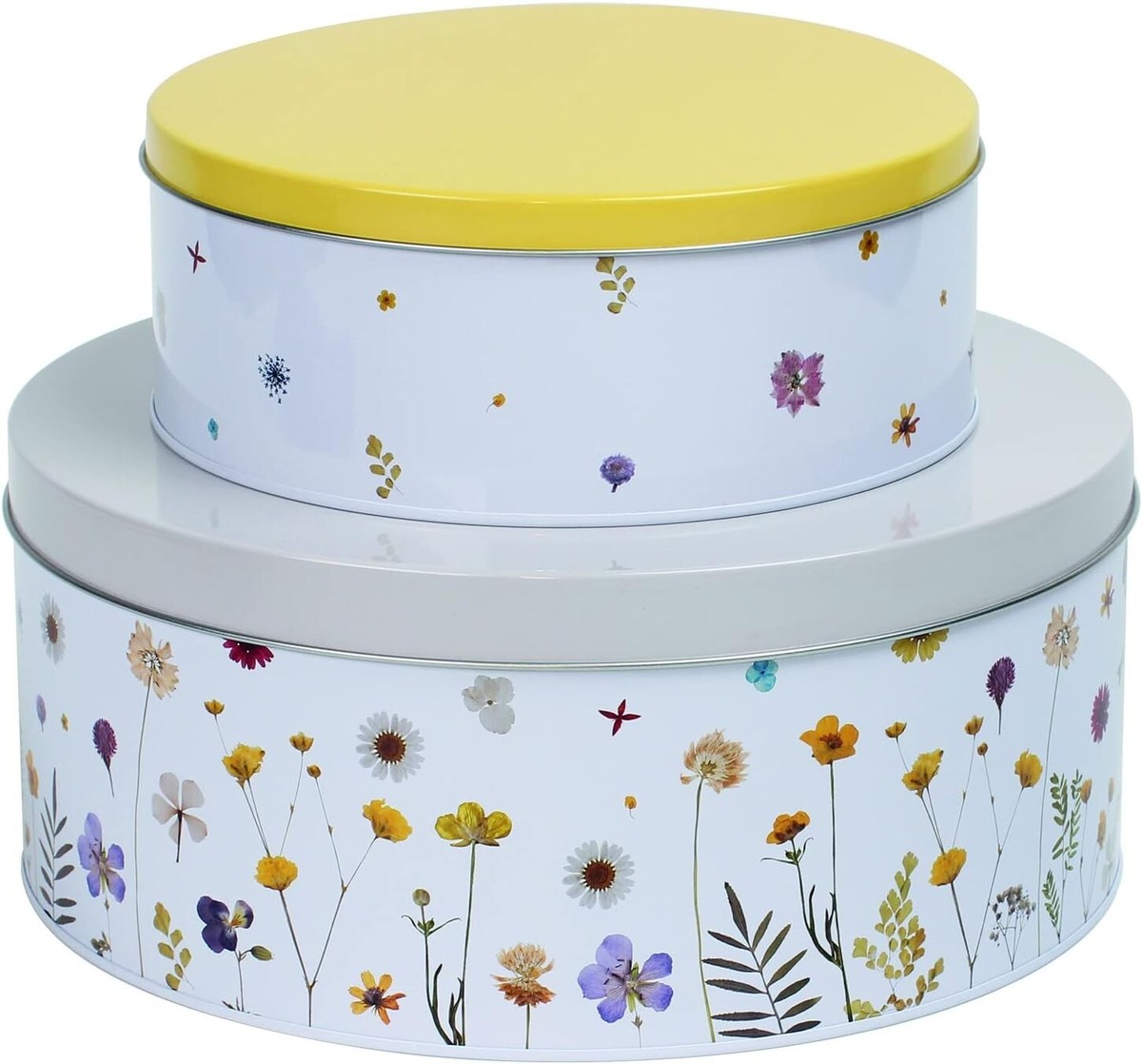 Flower Cakes In Tins Emma Bridgewater Roses Set Of Square Cake Tins