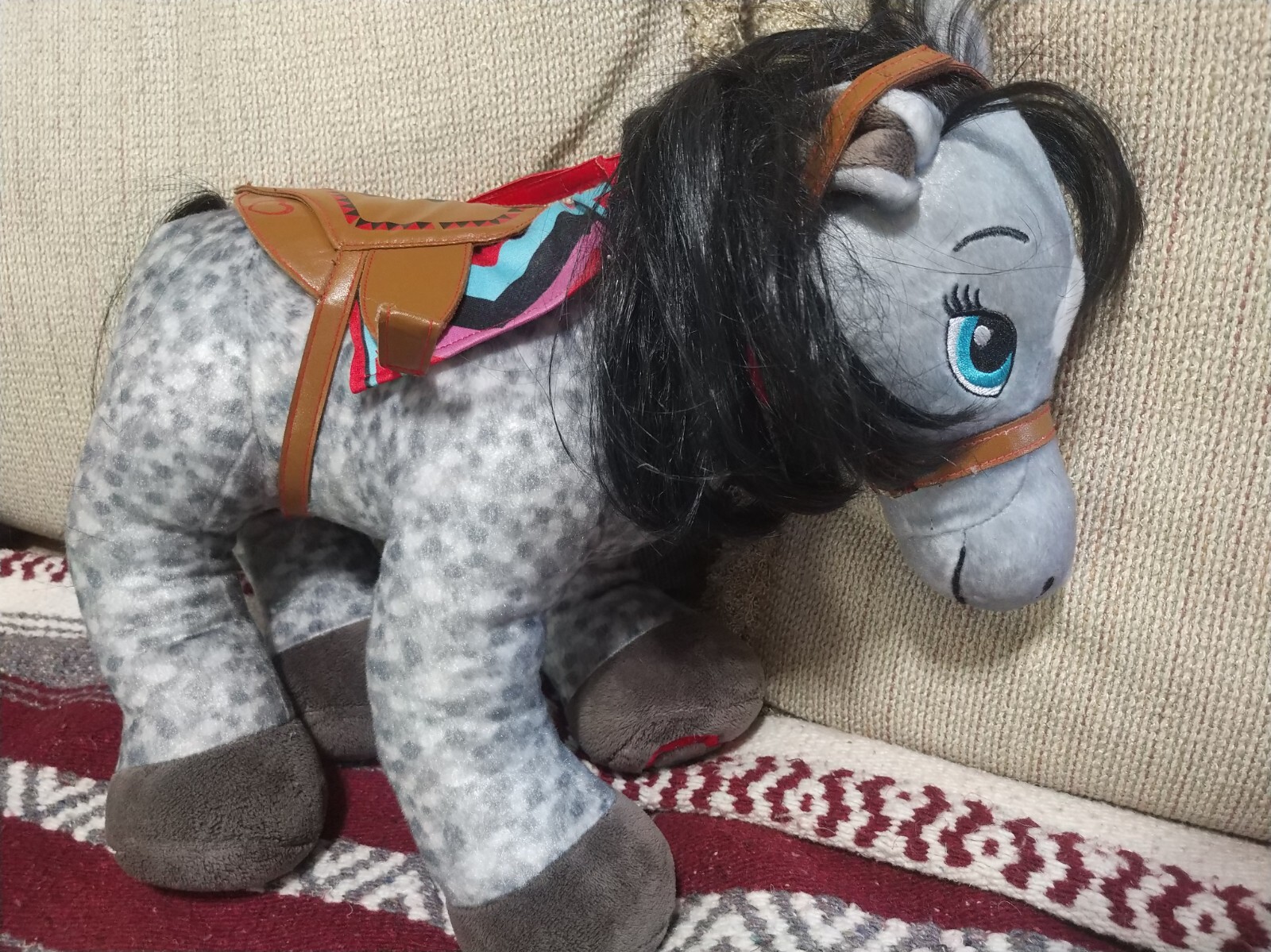Build A Bear peluche maculato pony cavallo e sella accessori