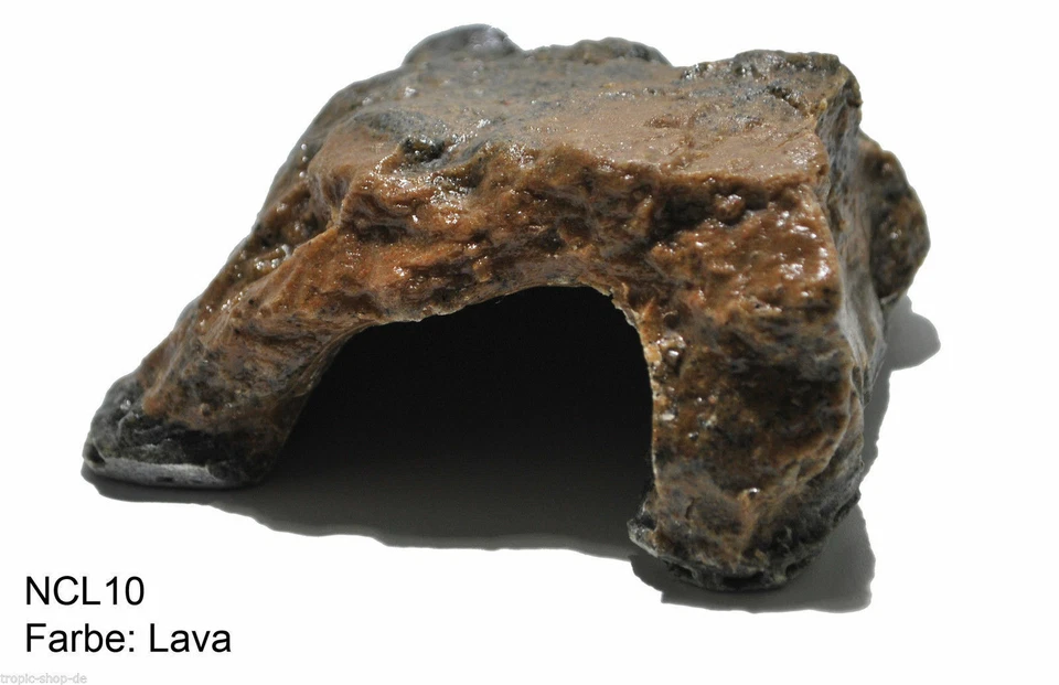 DRAGON Höhle in Felsoptik - Farbe: Lava - Grösse: 12x10x5 cm - Schlangenhöhle
