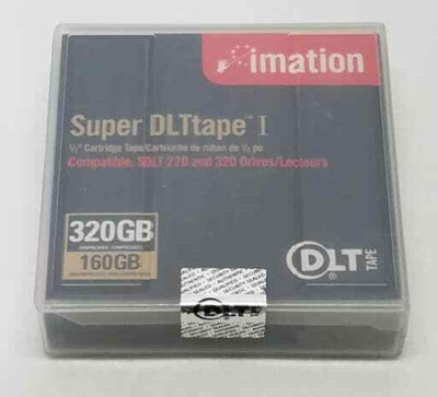 Imation Super DLTtape I 320GB One Tape w/ case New