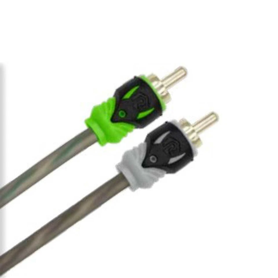 Raptor R5R6 6 Foot 2 Channel Car Stereo Dual Twist RCA Interconnect Cables - Image 2 of 3