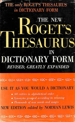 The New Roget's Thesaurus of the English language in dictionary form