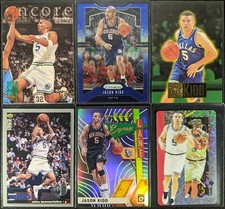 Lot of (6) Jason Kidd, Including Prizm blue /175, Skybox RC, Express Lane purple