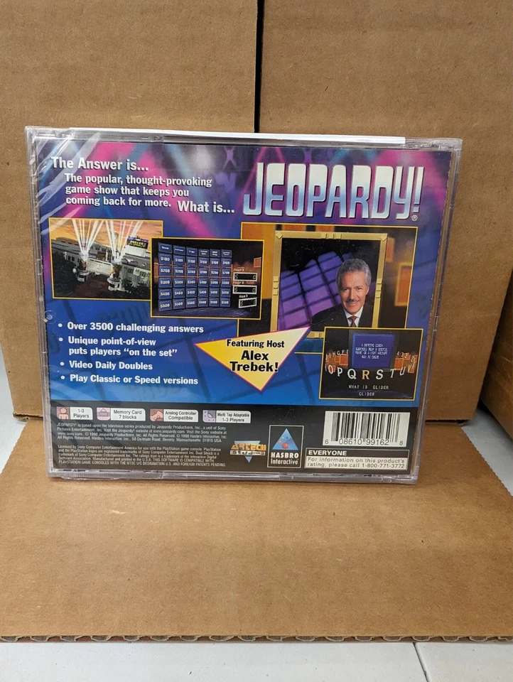 Jeopardy (Sony PlayStation 1, 1998) New -SEALED READ DESCRIPTION - Image 2 of 3