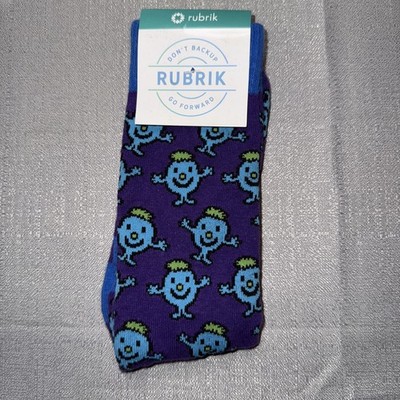 New Rubrik Purple Figure Adult Socks Computer (A2)  