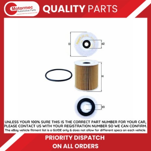 KNECHT OX 175D Oil Filter for CHRYSLER,FIAT,JEEP,MINI,NISSAN - Image 15