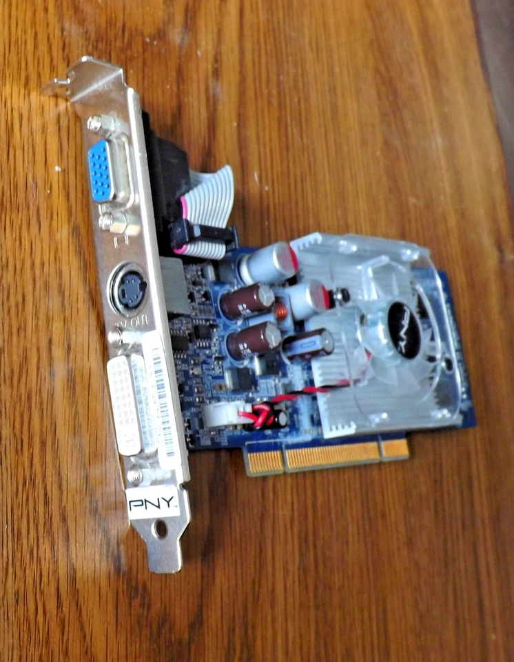 Retro 512MB PCI VGA/DVI/TV  Video Card✔️PNY 8400✔️XP thru Windows 10✔️Vintage - Image 2 of 4
