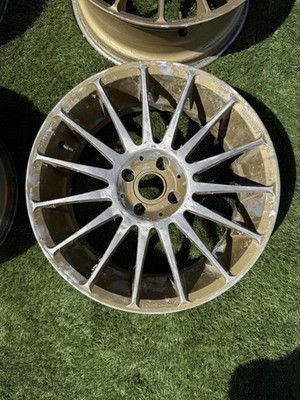 Crimson Club Linea Wheels 17x7 4x100 RARE!! Made In Japan Needs