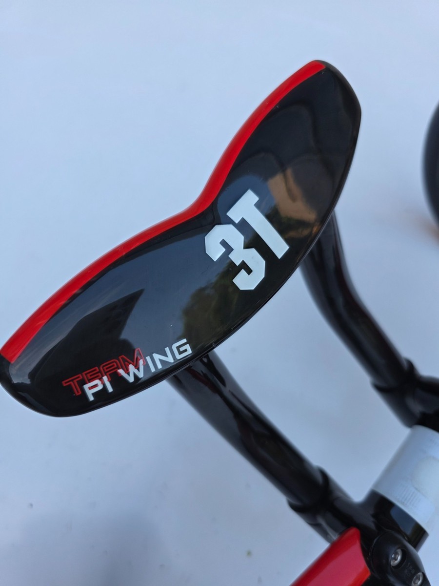 3T ZEFIRO PI WING TEAM DHバー カーボン 400m 3T Zefiro Team + PI Wing Team Carbon TT Handlebar, 42cm C-C