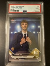 2025 Topps Now Cooper Flagg Draft Night PSA 9 Mint RC 1st Pick! 🔥