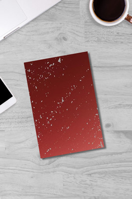 Red Ombre Hardcover Bullet Journal | Dot Grid Notebook