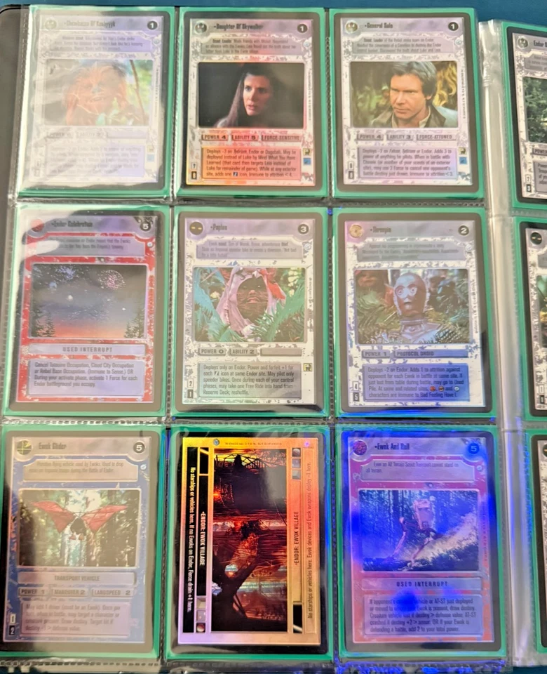 Complete Endor Set w/ All Foils [M/NM] Star Wars CCG - Image 2 of 4