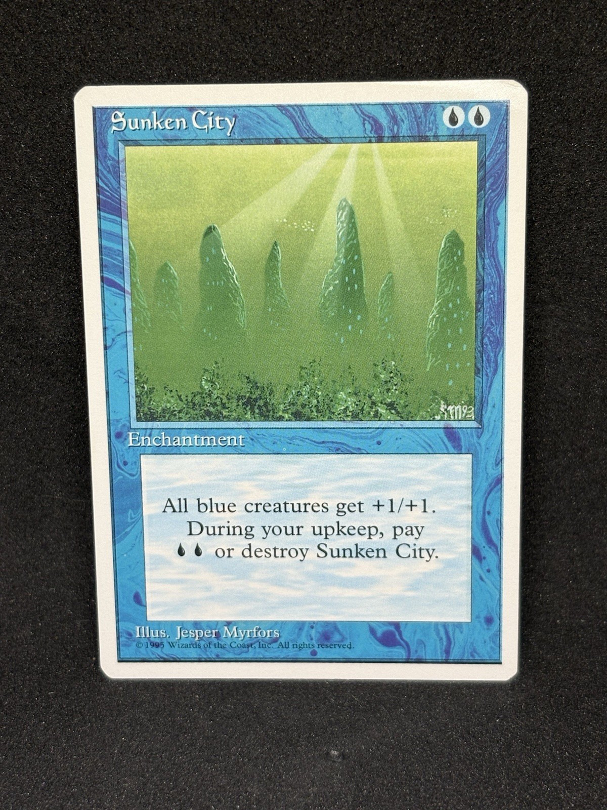 MTG Sunken City 4th Edition Magic The Gathering 1995 NM / M