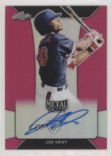 2018 Leaf Metal Draft Pink 20/20 Joe Gray #BA-JG1 Auto a2v