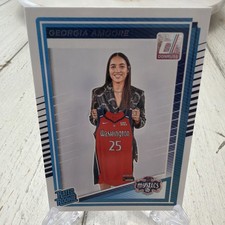 2025 Panini Donruss WNBA Georgia Amoore #96 Rated Rookie Washington Mystics