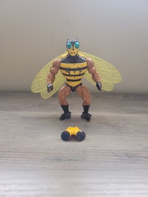 VTG 1983 Mattel He-Man Masters of the Universe MOTU Buzz Off Bee Figure W/ Wings