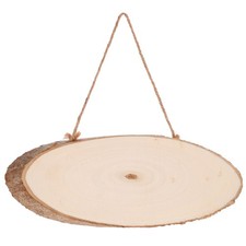  Panneau en bois inachevé, bricolage, Plaque en bois, décor de forme ovale,