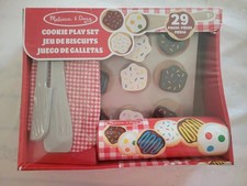 Melissa Doug Wooden Slice Bake Cookie Play Set Age 3