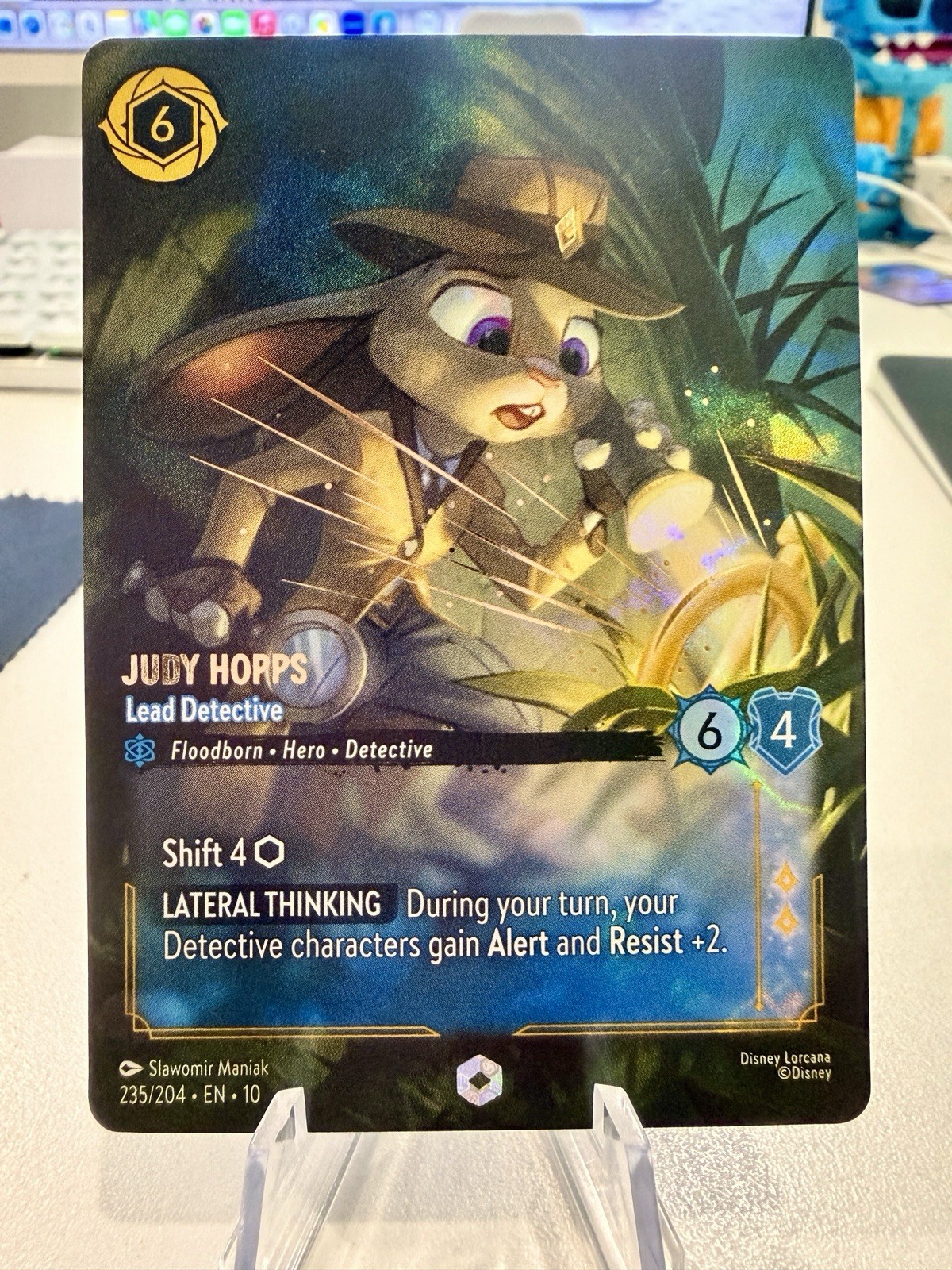 Judy Hopps Lead Detective Enchanted 235/204 Lorcana Whispers in the Well