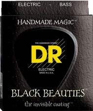 DR Strings BKB5-45 Black Beauties Coated 5-String Bass Strings Medium 45-125