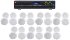 JBL VMA260 60w 8-Input Amplifier 28 8" JBL Speakers For Restaurant/Bar/Cafe