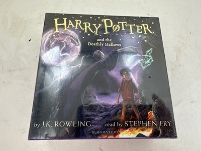 Harry Potter Deathly Hallows Audio CD Box Set Stephen Fry Bloomsbury Sealed NEW