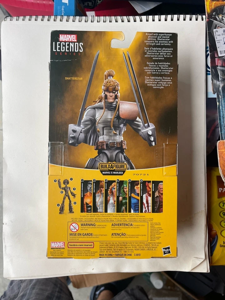 Shatterstar X-Force Marvel Legends Warlock BAF Wave 6” Nuevo en Paquete X-Men Deadpool Foto 4 de 4