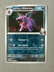 Team Rocket's Nidorino 118/182 Reverse Holo - Destined Rivals