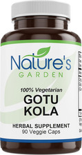 Gotu Kola - 90 Veggie Caps with 400Mg Organic Gotu Kola Herb