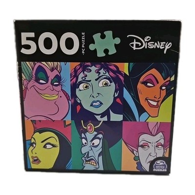 Disney Villains 500 Pieces Jigsaw Puzzle Ursula Evil Queen Maleficent  NEW 