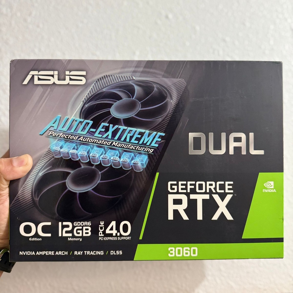 【ジャンク品】ASUS GeForce RTX 3060 12GB ASUS NVIDIA GeForce RTX 3060 12GB GDDR6 Graphic Card ( DUAL