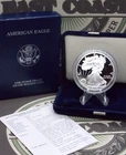 2002 "W" PROOF American SILVER Eagle $1 Box & COA East Coast Coin & Collectables