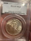 1939 Walking Liberty Half Dollar, Gem Uncirculated PCGS MS-65, Great Strike