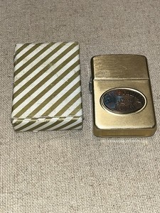 Wolfschmidt  Vodka Vintage Advertising Lighter Brass  Color
