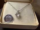 VINTAGE 1964 STERLING SILVER NECKLACE WITH SPINEL STONE PENDANT — photo 6