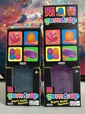 Schylling Nee Doh Gumdrop Super Solid Squish Squeeze Toy, Multicolor, Age 3