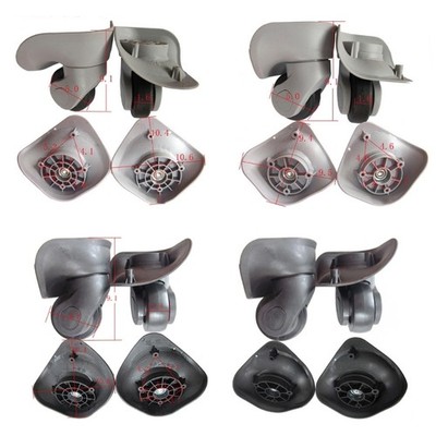 1 pair DIY Suitcase Luggage Replacement Swivel Mute Roller Repair Tool