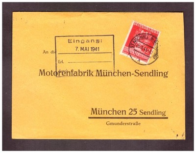 Deutsches Reich 1941 Firmenbrief nach München Stempel ST.MICHAEL (Ostmark)