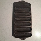 Wagner Ware Krusty Korn Kob Junior Cast Iron Corn Bread Pan, Restored & Seasoned