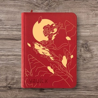 Vault X - 9 Pocket eXo-Tec Zip Binder Ordner - Rot Pokemon Infernape Gold Edit