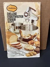 Sunbeam Deluxe Mixmaster Mixer Recipes Booklet, Vintage 1975
