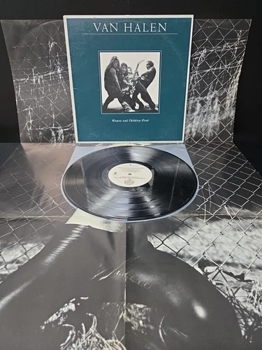Van Halen Women And Children First Lp Vinyl 1980 1st Press W/Poster VG++/EX Wax