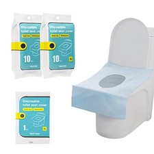 Toilet Seat Covers Disposable Travel Pack 20 count Faster use-Sticker 20pcs